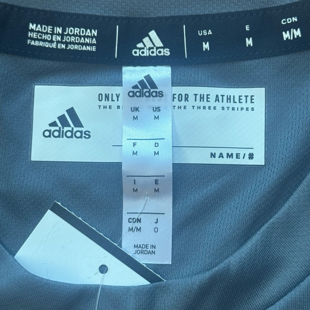 Adidas Charcoal Clima Tech Performance Tee